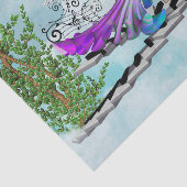 Fairy, dansen op een piano tissuepapier (Detail)