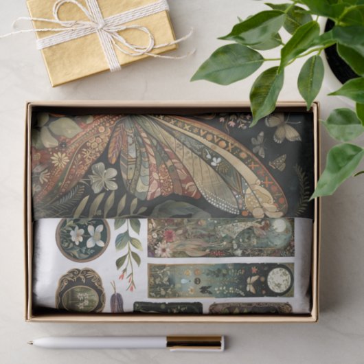 Fairy Decoupage met Sm. Design tissuepapier (Geschenk)