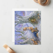 "Fairy Deuren" Vrijdag 2022 Notecard Notitiekaartje (Voorkant / Achterkant in situ)