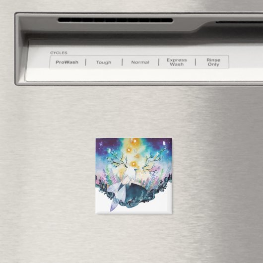 Fairy Digital Art Magneet (Insitu (Vaatwasser))