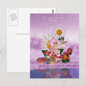 Fairy Digital Art Post Kaart - Schattige Briefkaar (Voorkant / Achterkant)