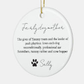 Fairy Dogmother Definition Ornament - Cadeau Idee  (Links)