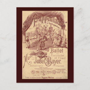 Fairy Doll Ballet - Die Puppenfee - Josef Bayer Briefkaart