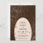 Fairy door Irish Folklore Fairytale Tree Weddensch Kaart (Voorkant)