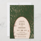 Fairy door Irish Folklore Fairytale Tree Weddensch Kaart (Voorkant)