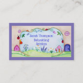 Fairy Doors Babysitting Services Visitekaartje (Voorkant)