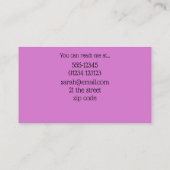 Fairy Doors Waterverf Moeder Visitekaartje (Achterkant)