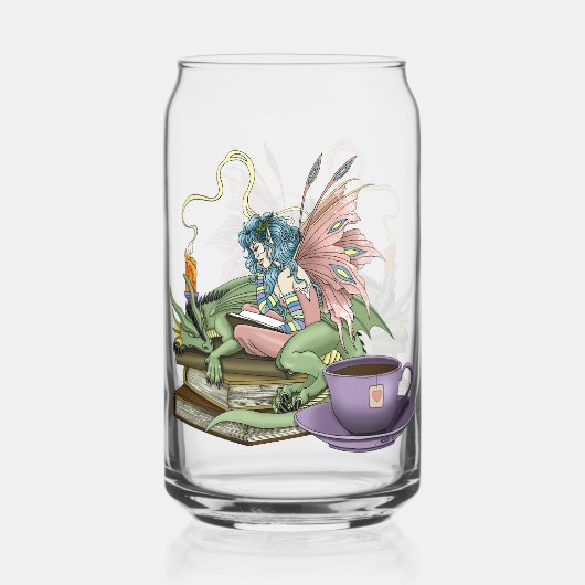 Fairy Dragon Books Tea Friendship  Blikvorm Glas (Voorkant)