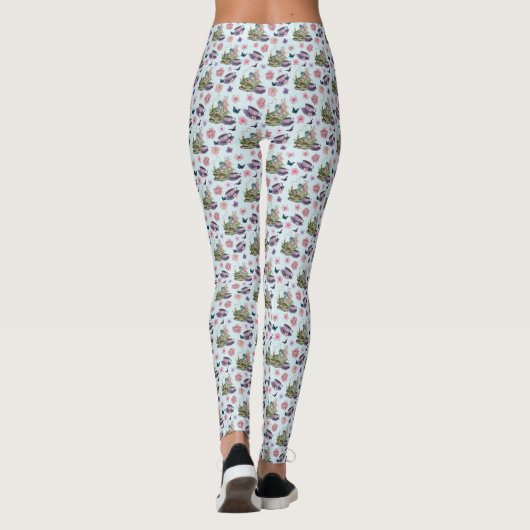 Fairy Dragon Books Tea Friendship  Leggings (Achterkant)