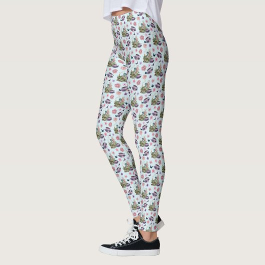 Fairy Dragon Books Tea Friendship  Leggings (Links)