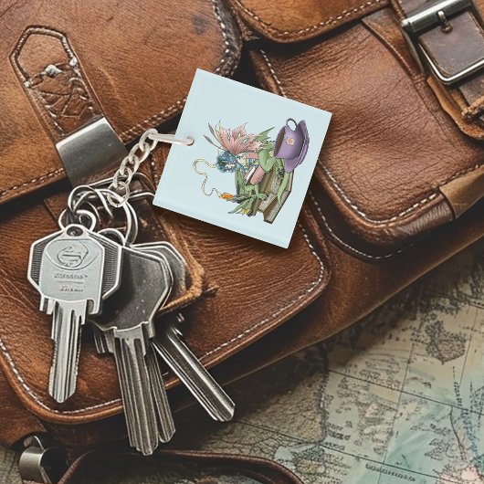 Fairy Dragon Books Tea Friendship  Sleutelhanger