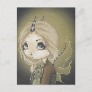Fairy Dragon briefkaart groen