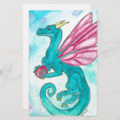 Fairy Dragon Briefpapier (Voorkant / Achterkant)