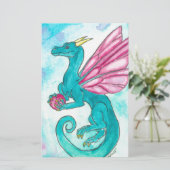 Fairy Dragon Briefpapier (Staand voorkant)