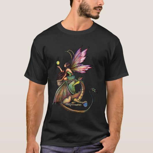 Fairy Dragon Dames T-shirt van Molly Harrison (Voorkant)