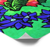 Fairy Dragon Fantasy Forest Art Poster (Hoek)