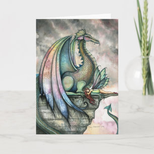 Fairy Dragon Fantasy Kaart beroemd gemaakt door Mo