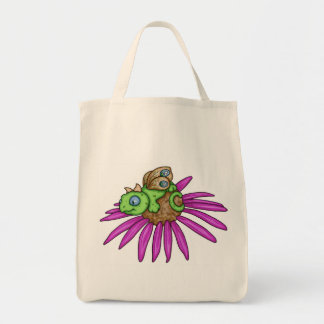 Fairy dragon op een conefloer van Carrie Michael Tote Bag