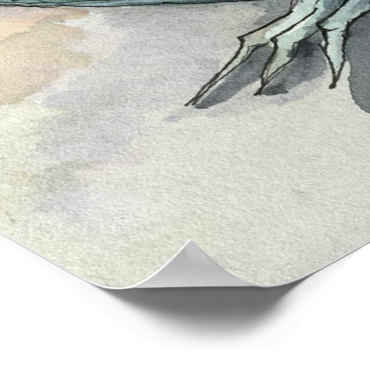 Fairy Dragon Poster Afdrukken op Molly Harrison (Hoek)