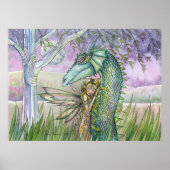 Fairy Dragon Poster van Molly Harrison (Voorkant)