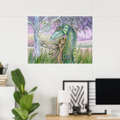 Fairy Dragon Poster van Molly Harrison (Thuiskantoor)