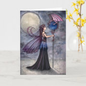 Fairy Dragon Wenskaart van Molly Harrison Kaart (Gele Bloem)