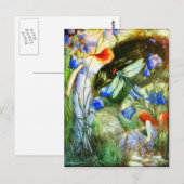 Fairy Dragonfly Briefkaart (Voorkant / Achterkant)