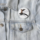 Fairy Dragonfly Rider Ronde Button 5,7 Cm (In situ)