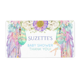 Fairy Dream Catcher Water Bottle Gift Dank u Etiket