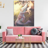 Fairy Dream (door Theodor Severin Kittelsen) Canvas Afdruk (Insitu (Woonkamer))