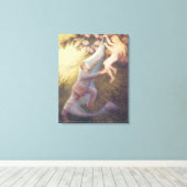 Fairy Dream (door Theodor Severin Kittelsen) Canvas Afdruk (Insitu (Houten vloer))