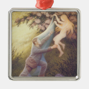 Fairy Dream (door Theodor Severin Kittelsen) Metalen Ornament