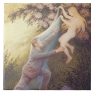 Fairy Dream (door Theodor Severin Kittelsen) Tegeltje