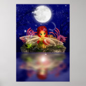 Fairy Dreams Fantasy Cartoon Fairy Print Cute (Voorkant)