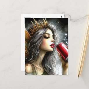 Fairy Drink een frisdrank Briefkaart