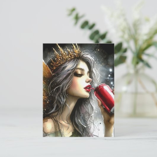 Fairy Drink een frisdrank Briefkaart (Staand voorkant)