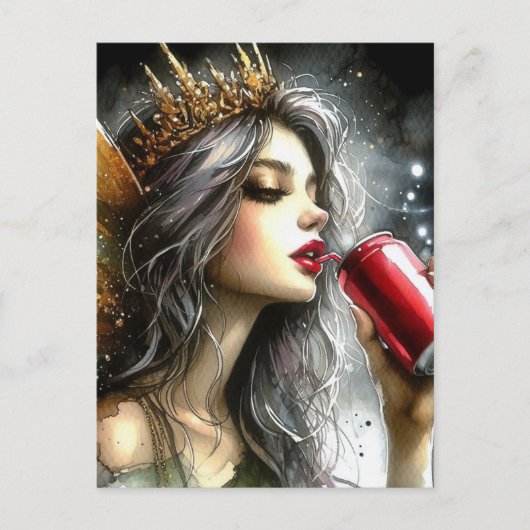 Fairy Drink een frisdrank Briefkaart (Voorkant)