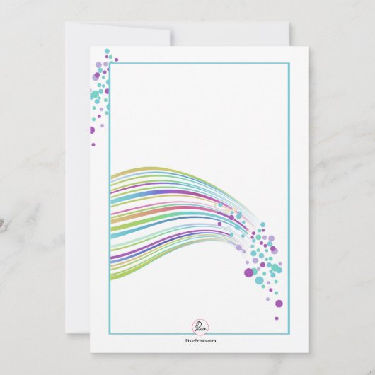 Fairy Dust Birthday Party Invitation Kaart (Achterkant)