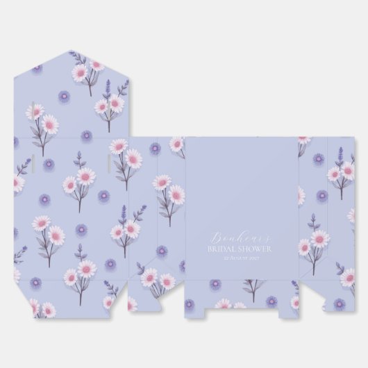 Fairy Dust Daisies Bedankdoosjes (Ongevouwen)