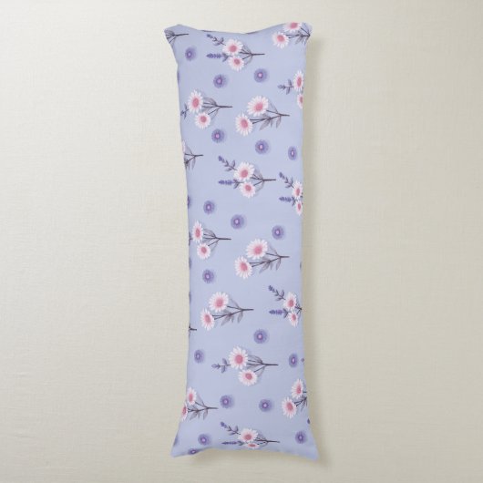 Fairy Dust Daisies Lichaamskussen (Voorkant Verticaal)