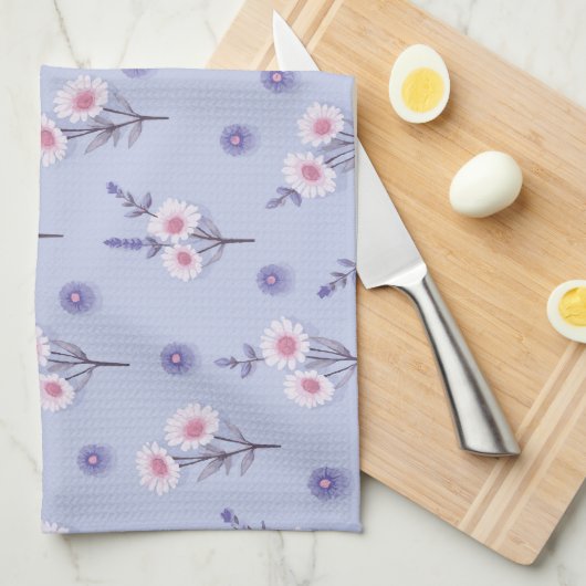 Fairy Dust Daisies Theedoek (Quarter Fold)