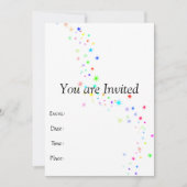 Fairy Dust Invitation Kaart (Voorkant)