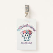 Fairy Dust Kindness ID-badge - Inspirerend kantoor Badge (Voorkant met clip)