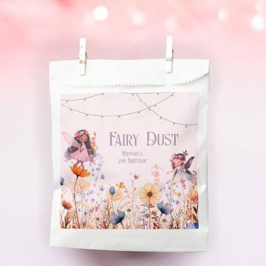 Fairy Dust Magic Tweede Verjaardag Bedankzakje