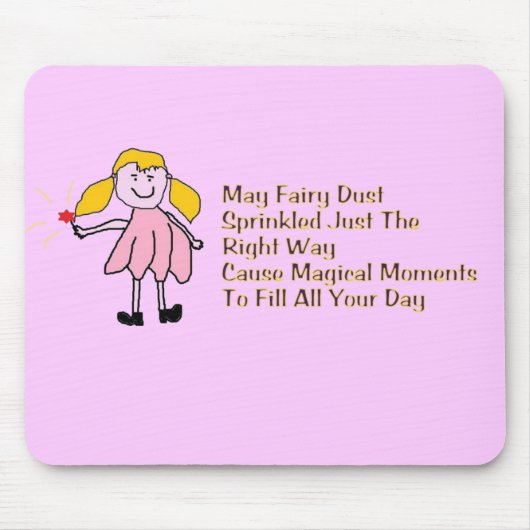 Fairy Dust Sprinkles Mousepad Muismat (Voorkant)