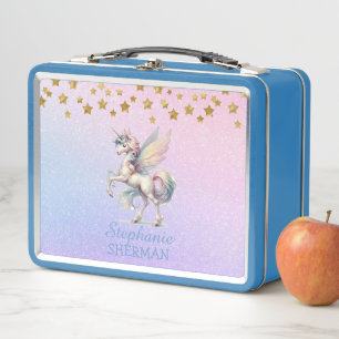 Fairy Eenhoorn Gouden Sterren Paarse Roze Blauw Gl