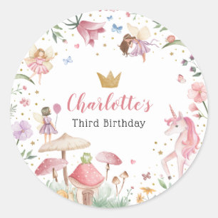 Fairy Eenhoorn Stickers