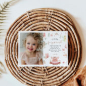 Fairy Eerste 1e Meisje Verjaardagsfeestje Bedankkaart