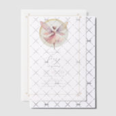 Fairy eerste 1e verjaardag partij vellum uitnodigingen (Offset (Uitnodiging))