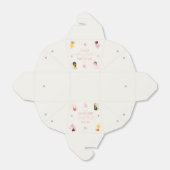 Fairy eerste betoverde feeën 1e verjaardagsfeest bedankdoosjes (Uitgevouwen)